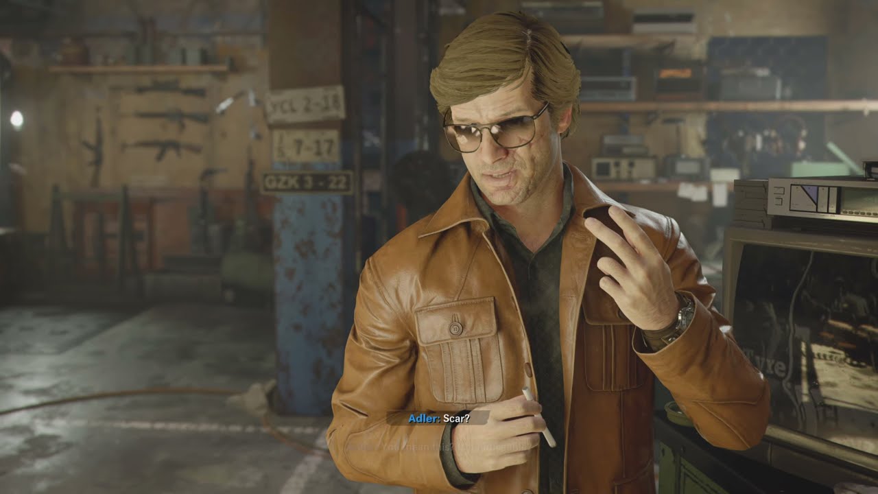 I asked Adler about his scar....