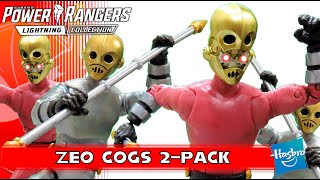 Lightning Speed Unboxing Review Power Rangers ZEO Cogs 2-pack