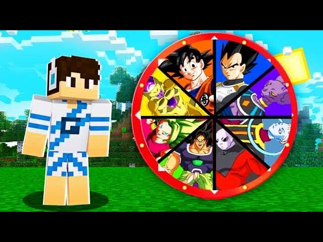 ROLETA DO DRAGON BALL Z NO MINECRAFT!! 🐉 