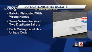 Duplicate ballots sent out in N.C.