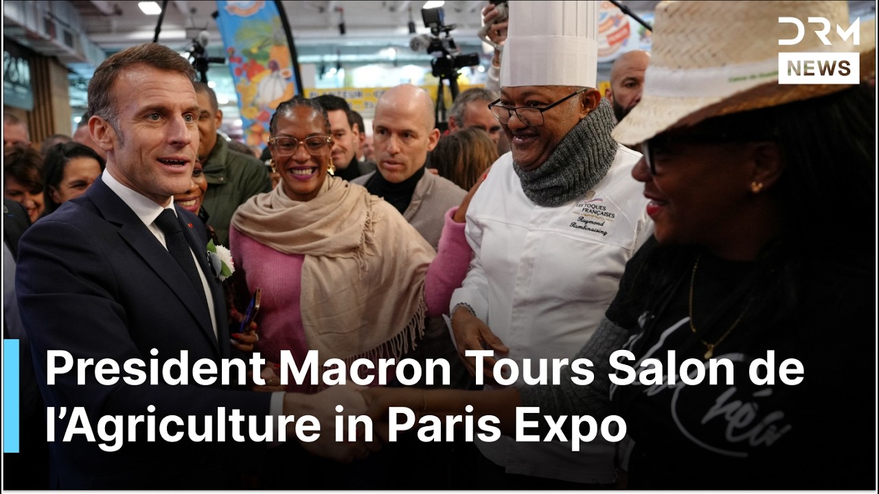 FULL VISIT: France's Macron Visits Stands at Paris Agricultural Fair Opening Ceremony 2026 | AC1G