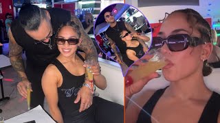 Lola Vice Celebrates NXT Underground Streak With Boyfriend Damian Priest #lolavice #damianpriest 