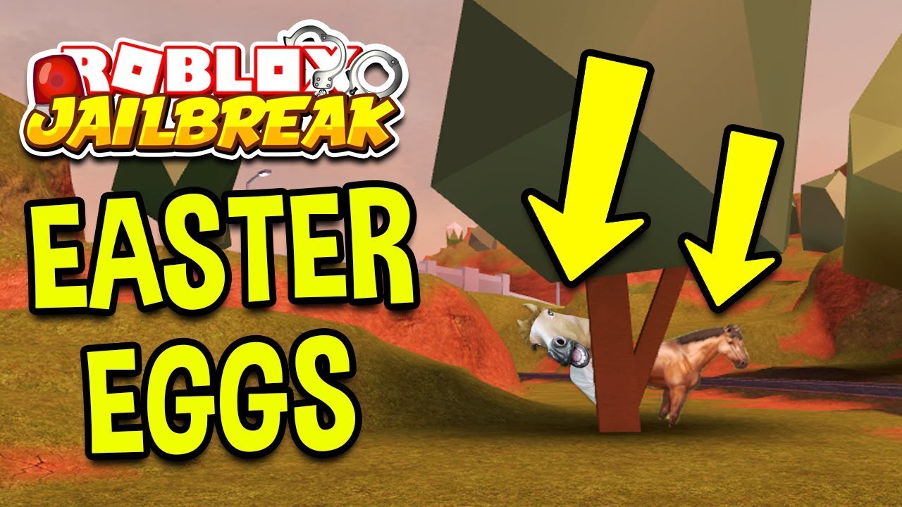 Roblox Jailbreak All Secret Easter Eggs Kreekcraft Horse Easter Egg Youtube - roblox jailbreak robbing gas station donut shop ben toys