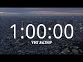 1H Study Music & Ambience - FLYING OVER TOKYO