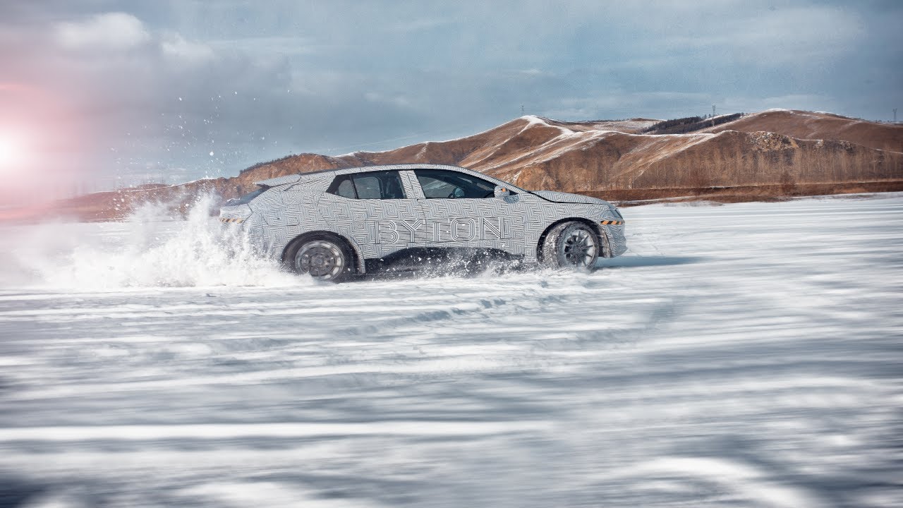 BYTON's first cold environment testing