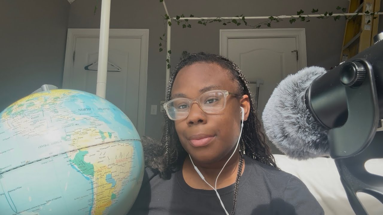 ASMR Around The World 🌎 Tapping, Tracing, Repeating Countries