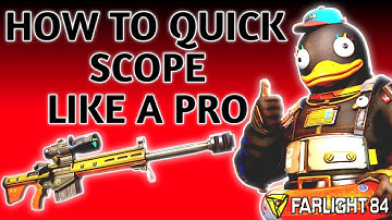 How to quick scope in Farlight 84 easy trick