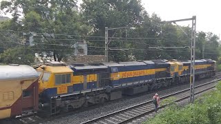 Dual Power Tkd Wdg4Ds With 09627 Ajmer Solapur Express Indian Railways