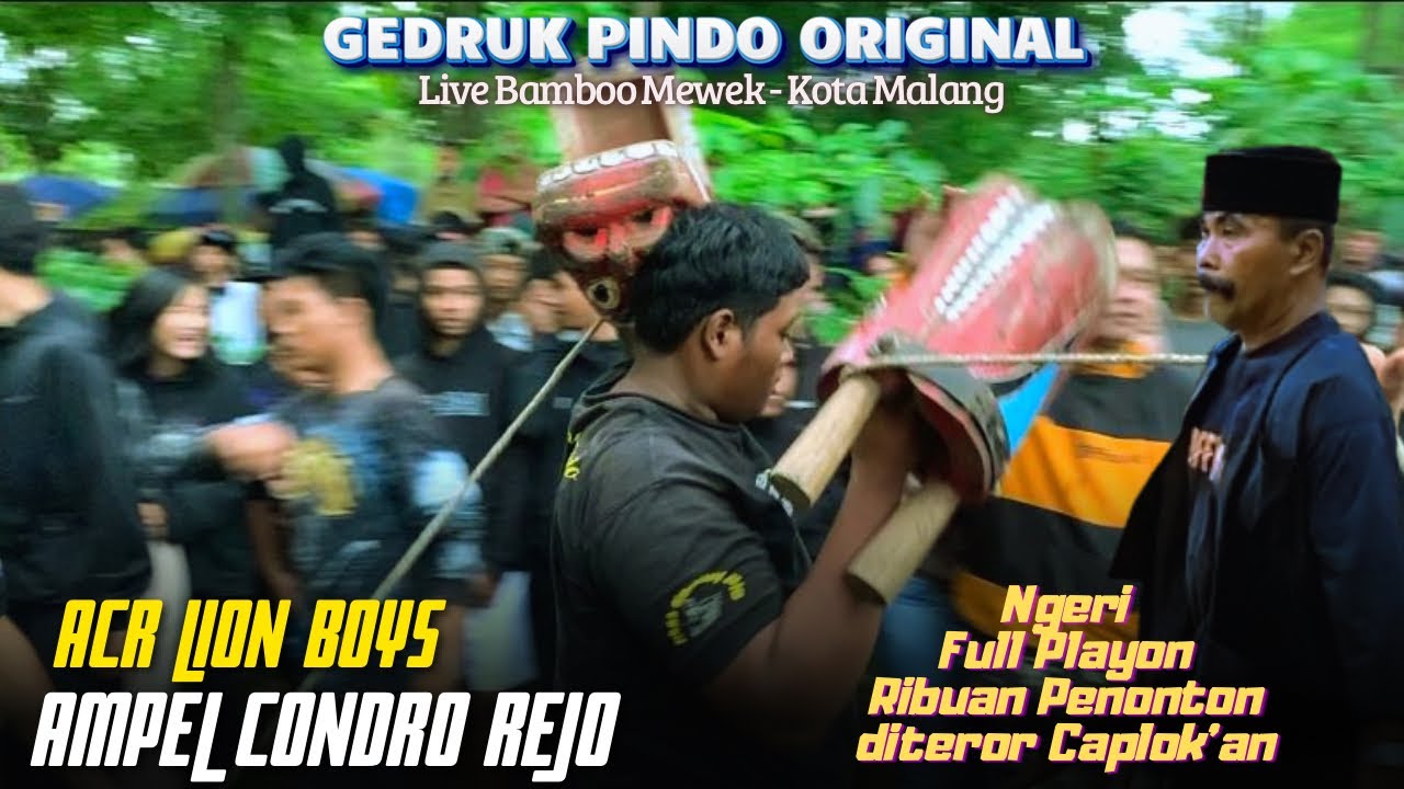 Terbaru ACR LION BOYS Live Bamboo Mewek Park,. Edisi Full Ngamok,, Full Obrak Abrik Ribuan Penonton