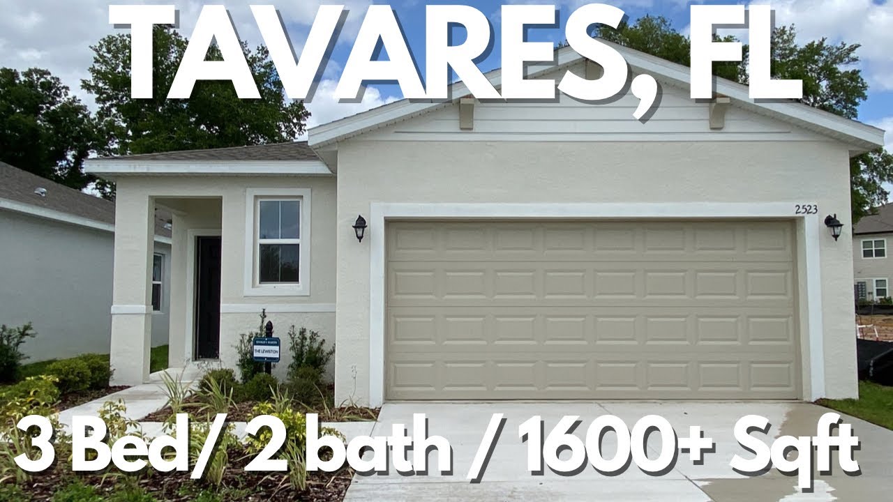 300K's New homes for sale in Tavares Florida 2022 YouTube