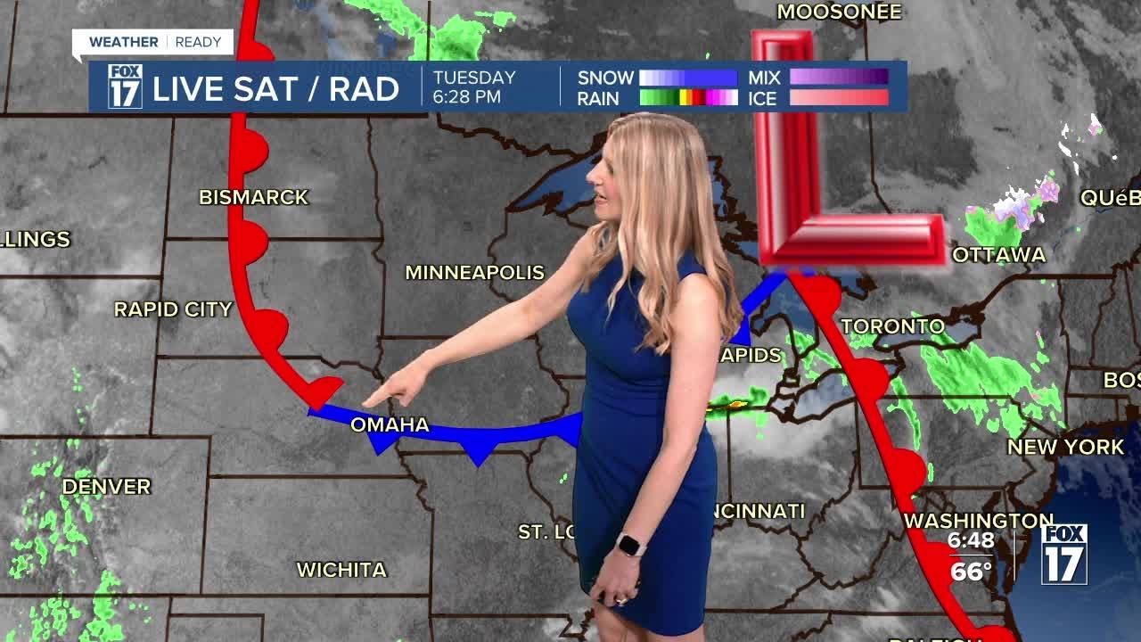 Tuesday Late PM Forecast: Partly cloudy, with warm days ahead - YouTube