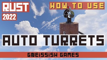 RUST Electricity Tutorial | How to use Auto Turrets - Everything You Need to Know 2022!