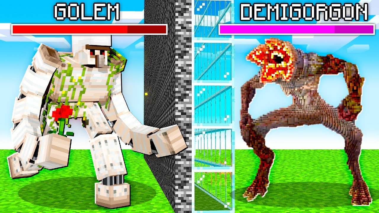 I CHEATED with OP BOSSES in a Minecraft Mob BATTLE!