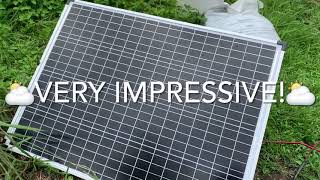 Harbor freight 100watt solar panels?!?are they any good?⛅