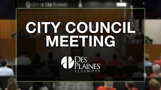 Des Plaines City Council Meeting 6-1-2026