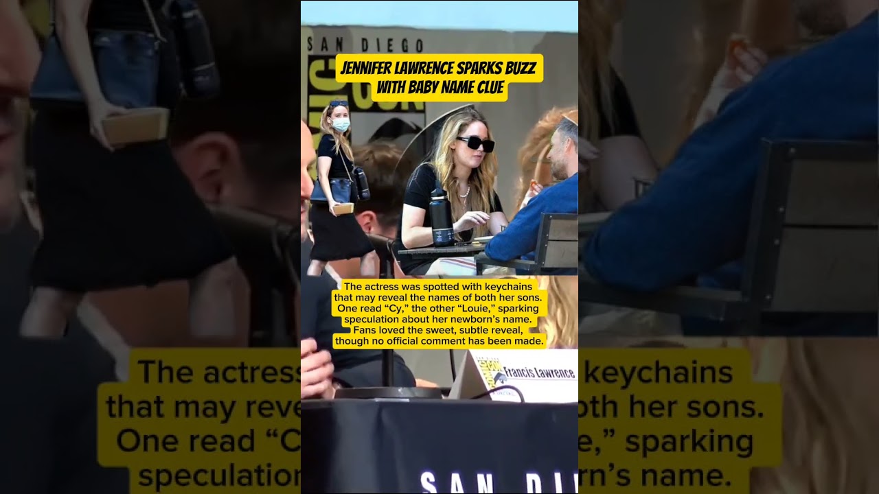 Jennifer Lawrence Sparks Buzz with Baby Name Clue