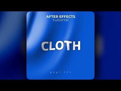 CLOTH Animation in After Effects | Easy Tutorial for Beginners