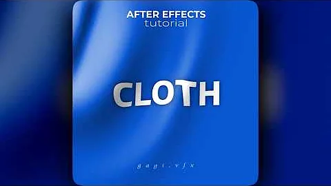 CLOTH Animation in After Effects | Easy Tutorial for Beginners