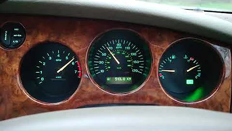 Jaguar XKR acceleration! 4.0 V8 supercharged with traction control on.