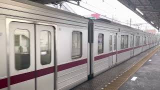 東武鉄道３００００系３１６０９Ｆ＋３１４０９Ｆ車高坂駅発車シーン