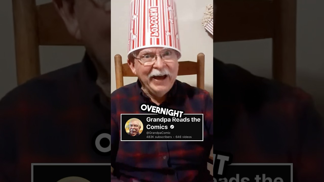 У этого дедушки случилось ночное чудо🥺❤️ @GrandpaComic