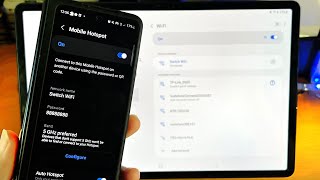 How To Tether/Hotspot WiFi from Android Phone to Galaxy Tab S8 / S8 Plus / S8 Ultra