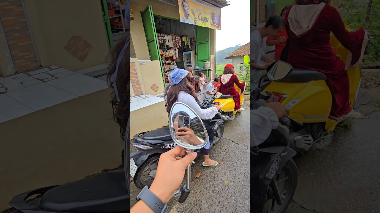 pasangin kaca spion dimotor hitam #trendingshorts
