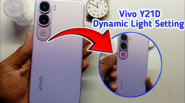 Vivo Y21D Dynamic Light Setting✓| Vivo Y21d Dynamic Light Setting On Off ✓