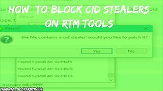 HOW TO BLOCK CID STEALERS ON RTM TOOLS EASY FOR PS3