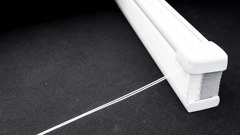 How to Restring a Cord-Operated Comfortex Cellular Honeycomb Shade