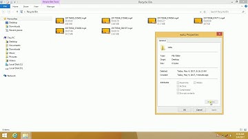 For learners - To create, rename, delete and restore folder.(in Swahili)