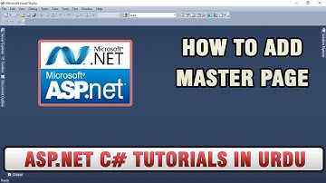 ASP NET C# Tutorial In Urdu - How to add Master page