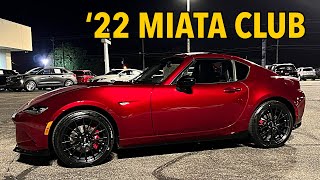 First Look | 2022 Mazda MX-5 Miata Club RF Soul Red at Night
