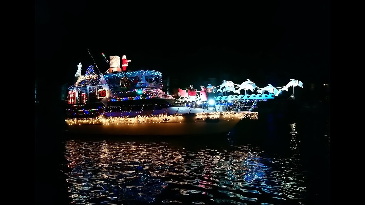 52nd Annual Festival of Lights Boat Parade Madeira Beach, FL YouTube