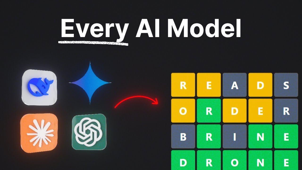 What Happens When 20 AI Models Play Wordle? - YouTube