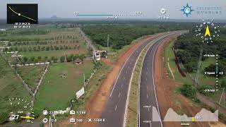 Road survey with Telemetry Overlay