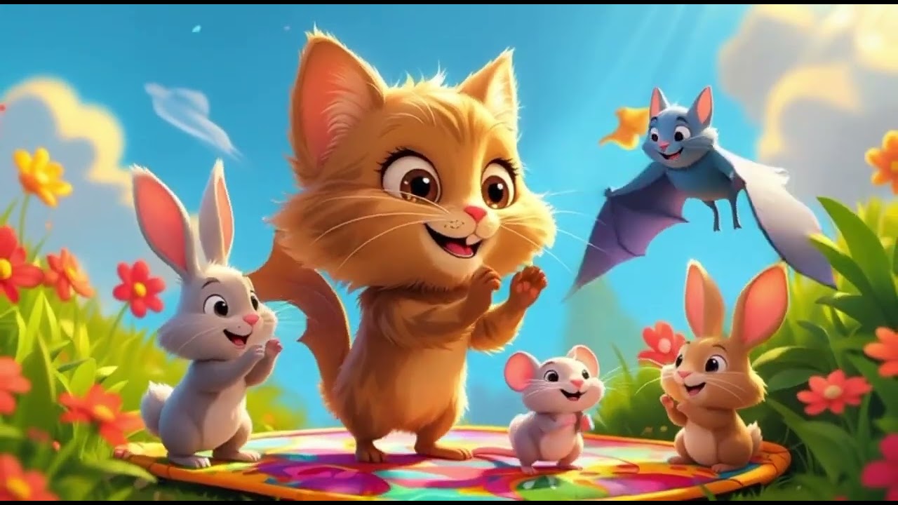 Cat, Hat, Bat, Rat! | The Catchy -AT Word Family Song for Early Readers. The -AT Word Family Song 🐱 