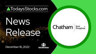 NEWS | Chatham Rock Phosphate
