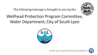 Plugging unused or abandoned water wells - South Lyon Water Department