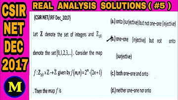 CSIR NET 2017 DECEMBER REAL ANALYSIS SOLUTION