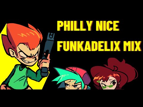 PHILLY NICE w/ LYRICS - Friday Night Funkin': FUNKADELIX REMIX