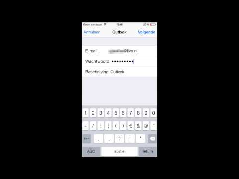 How-to: Hotmail of Outlook op je iPhone (Dutch)