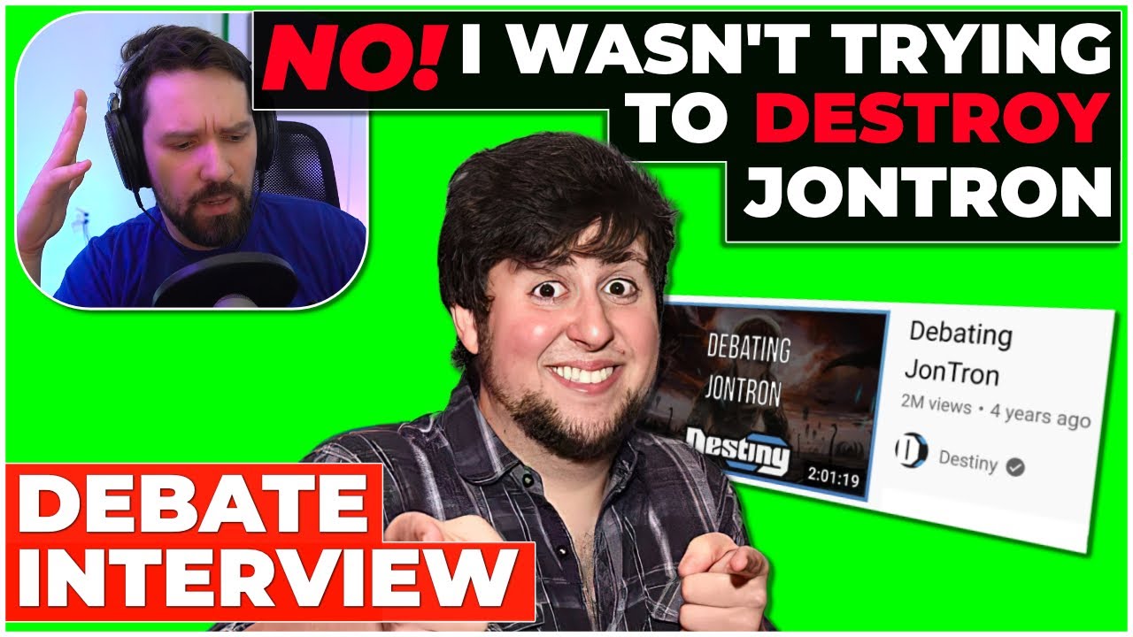 THEN LET'S SET THE RECORD STRAIGHT - JonTron Debate Interview