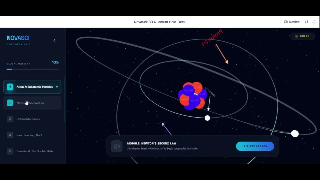 I Built an AI Tutor That Lives in a 3D Classroom | Novasci Demo