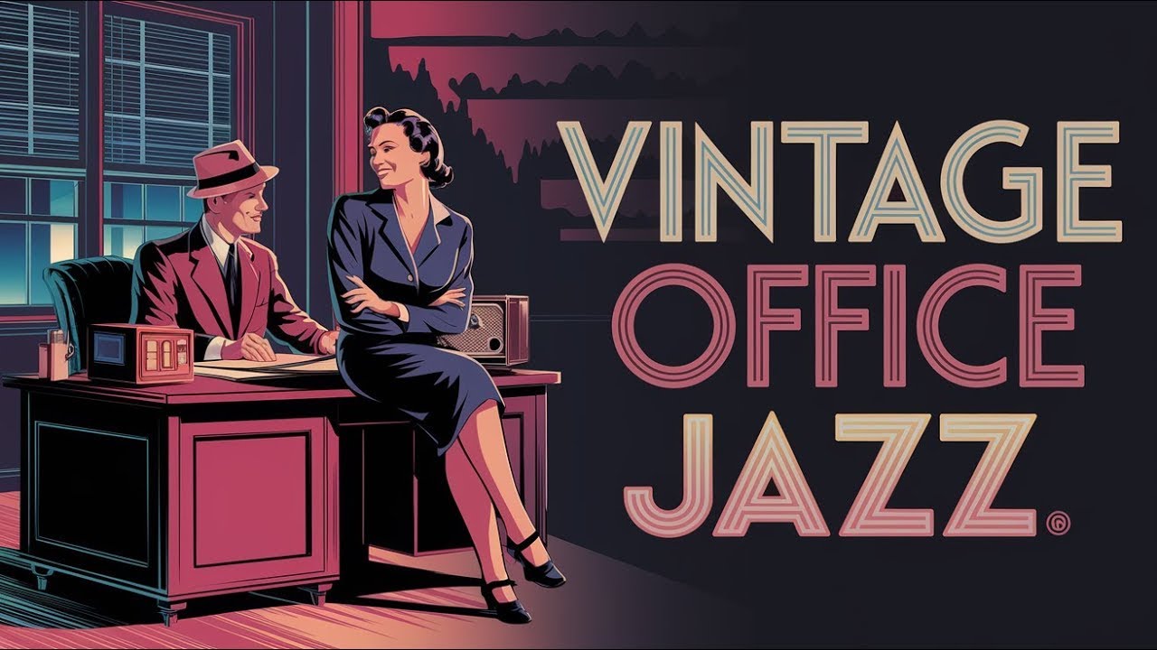📠 Old Radio Jazz Vintage | Cozy Office Vibes with 1950s Jazz Background