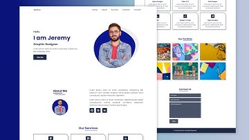 Create A Responsive Personal Portfolio Website Using HTML CSS And JavaScript