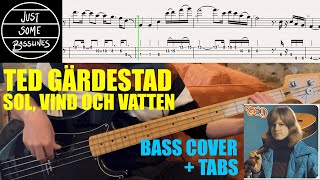 Ted Gärdestad - Sol, Vind och Vatten // BASS COVER   TABS (Sweden)