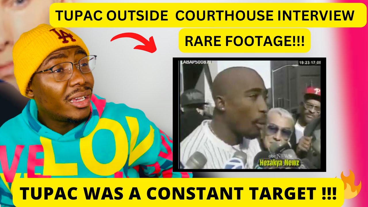 РЕДКОЕ ВИДЕО!! Интервью с Тупаком у здания суда | Он был слишком мудр для своего возраста |