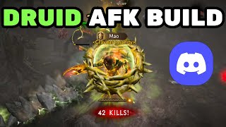 Druid AFK FARM! Primary Attack Only Build! + BIG Announcement! [Diablo Immortal]