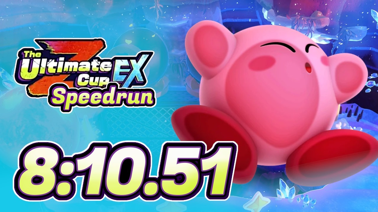 Скоростное прохождение Ultimate Cup Z EX за 8 минут! — Кирби и Забытая Земля